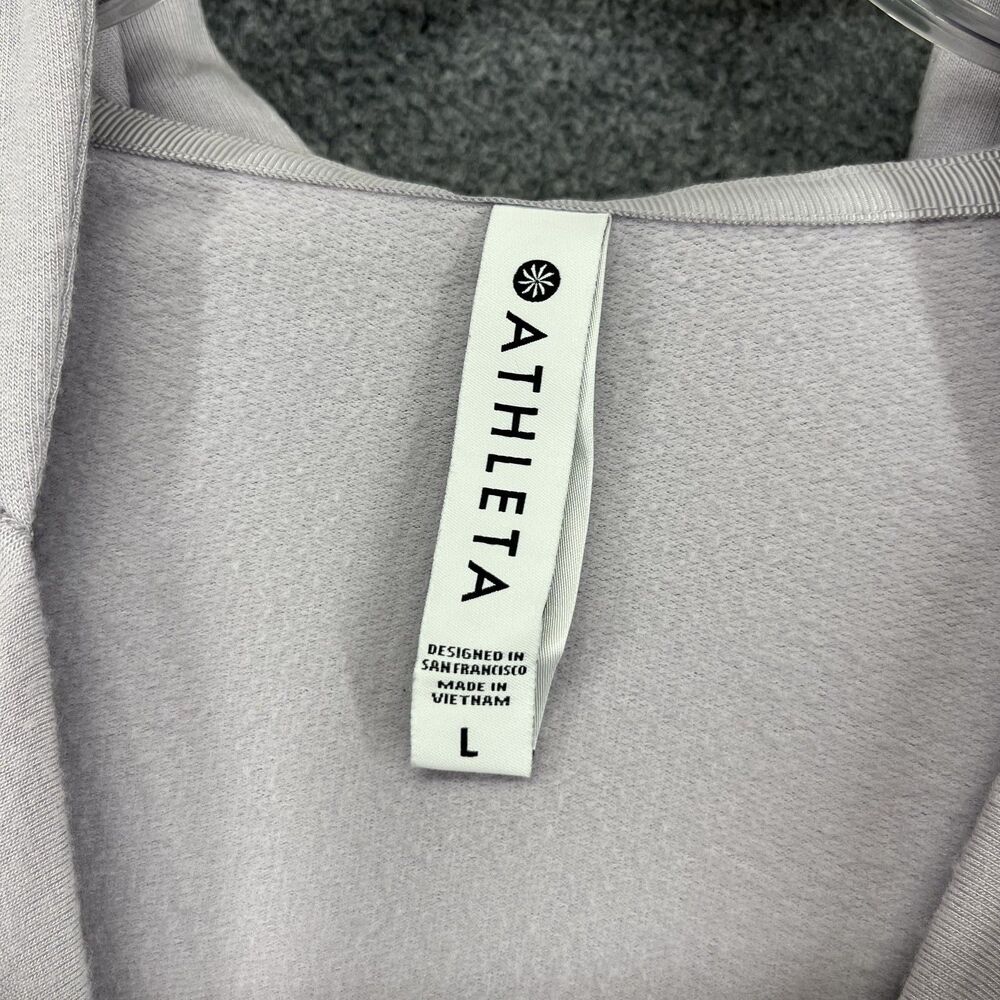Athleta Pullover Womens Large Drape Cowl Neck Hoodie Modal Blend Casual Lightwei - Picture 11 of 16